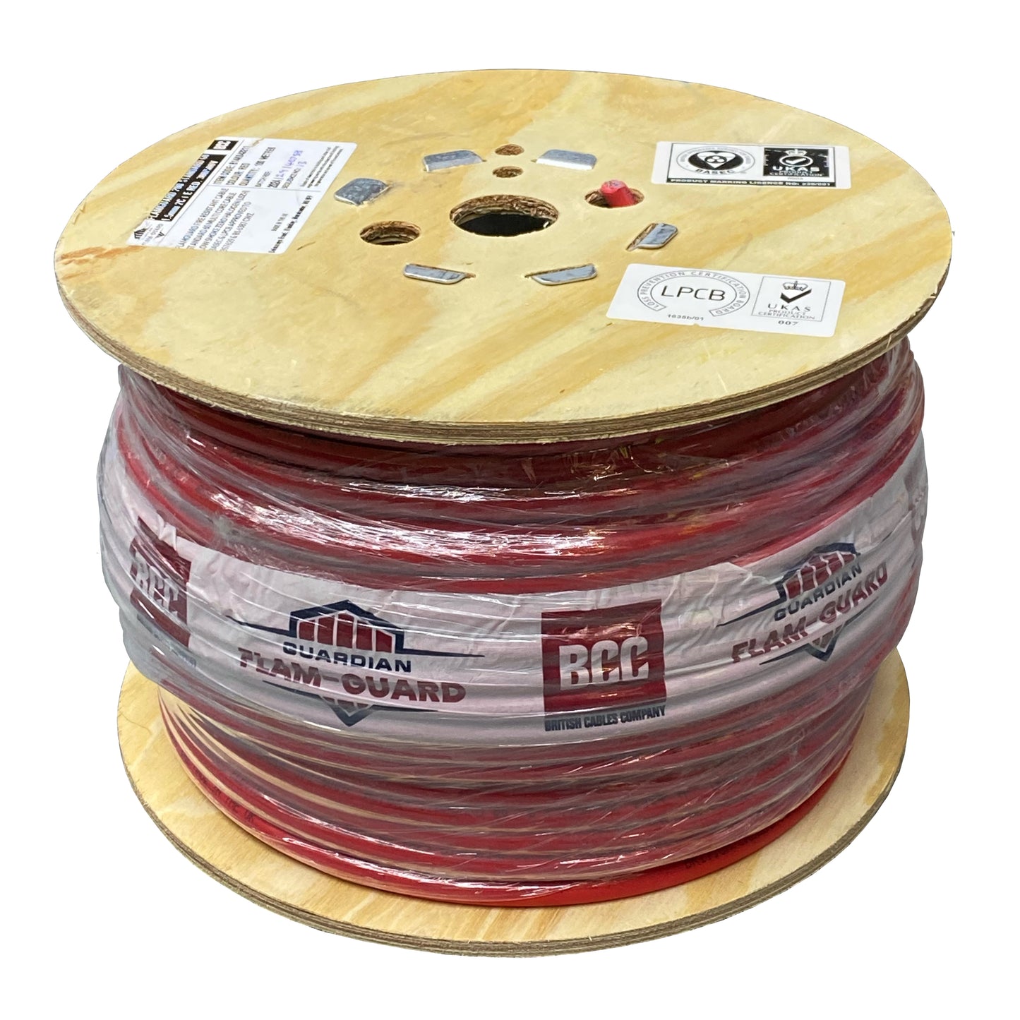 Red Flam-Guard 200S Standard Multi-Core Fire Resistant Cable 100m