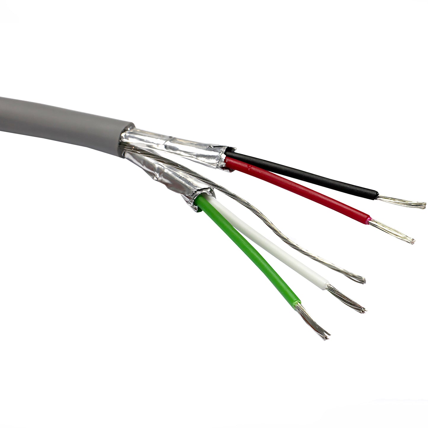 Grey 22AWG 2 Pair LSZH Eca Type 8723 Belden Equivalent Cable 100m