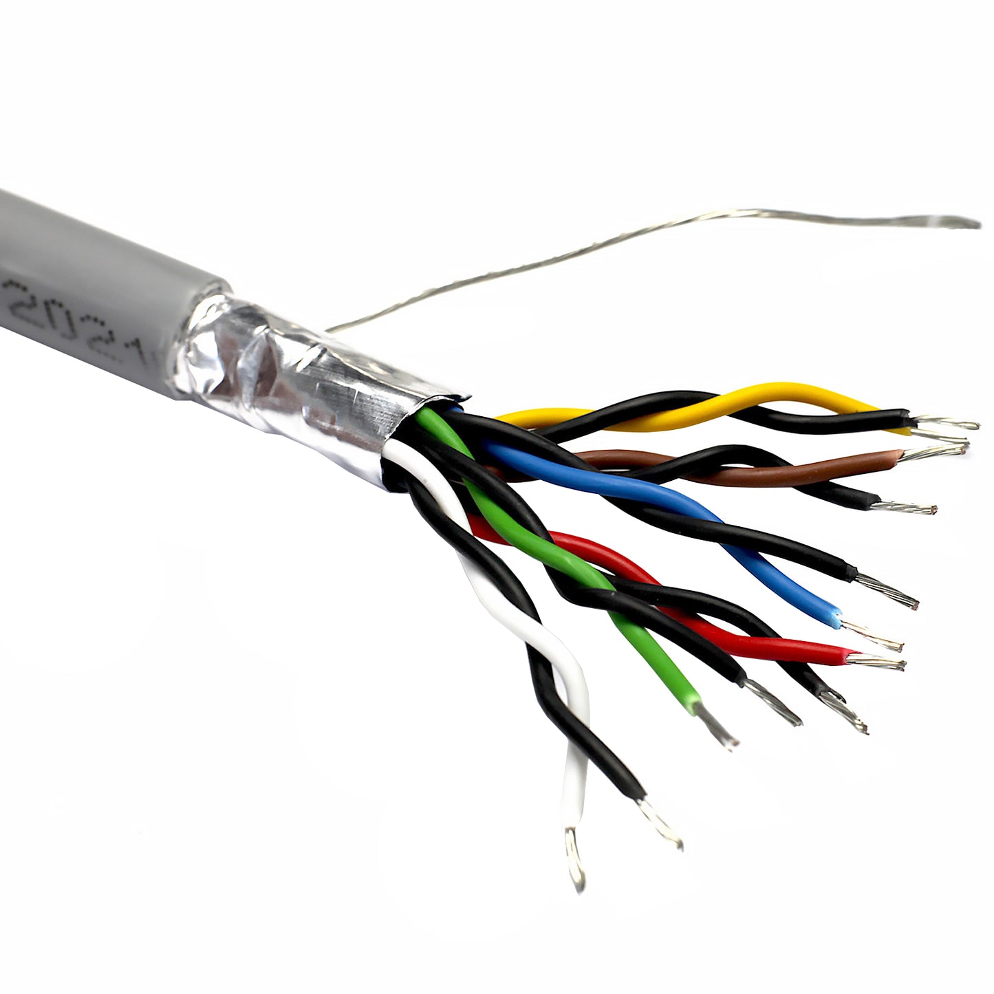 Grey 24AWG 6 Pair LSZH Eca Type 9506 Belden Equivalent Cable 100m