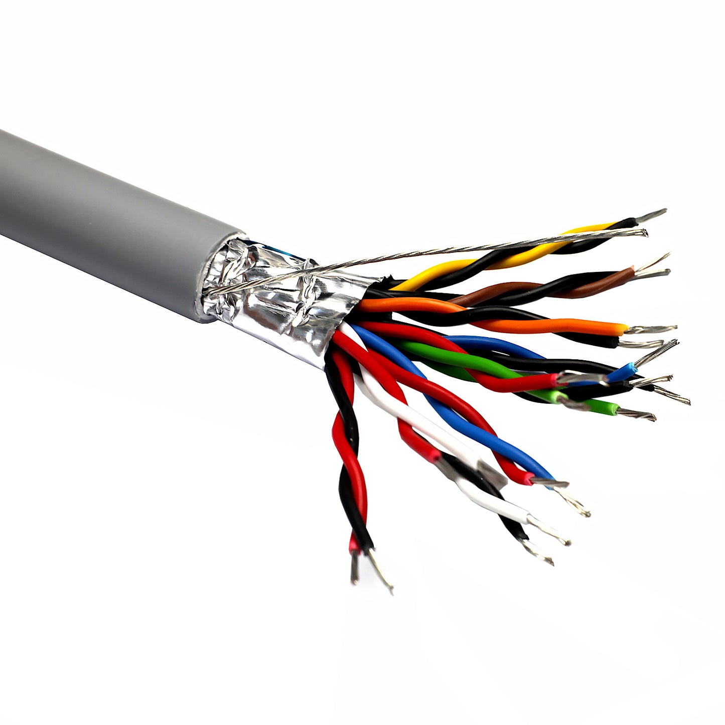 Grey 24AWG 10 Pair LSZH Eca Type 9510 Belden Equivalent Cable 100m