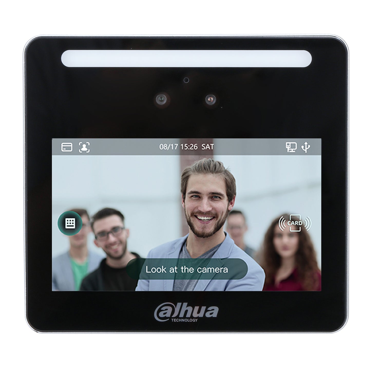 Dahua Facial Recognition Access Controller, 4.3" Touch Screen, 0.3-1.5m operation, White Light/IR, 1500 users, Standalone/Network, 12Vdc, Internal only
