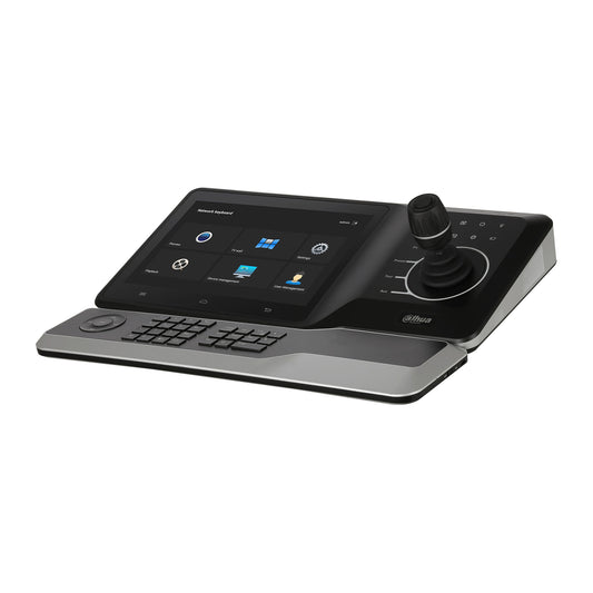 Dahua Network Joystick Keyboard Controller with Android Touchscreen Monitor, HD Outputs, RS485 PTZ Control, Extension Keypad Module