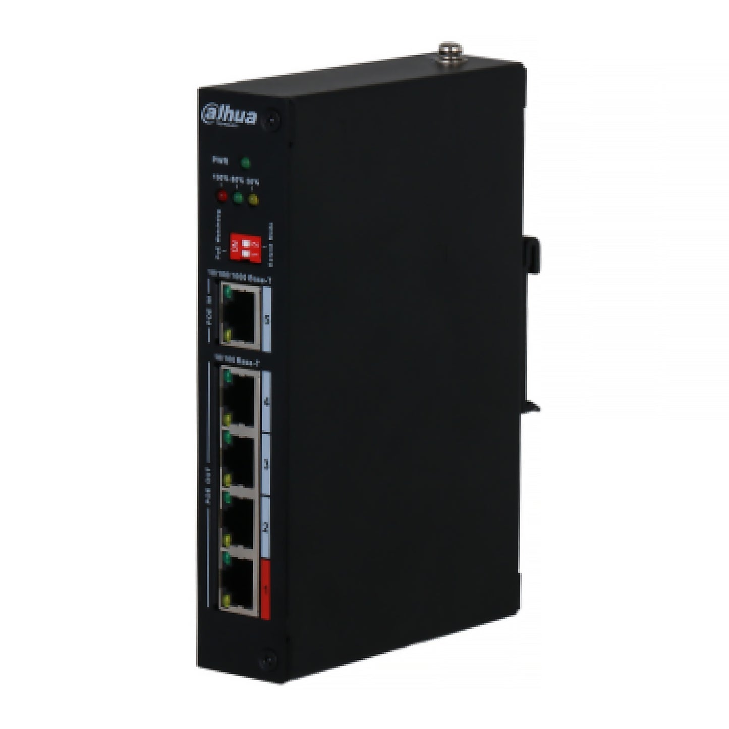 Dahua PoE Extender, 1 x PoE In (max 90W), 4 x PoE Out (Port 1 up to 90W, Port 2-4 up to 30W each, max Total Output 90W)