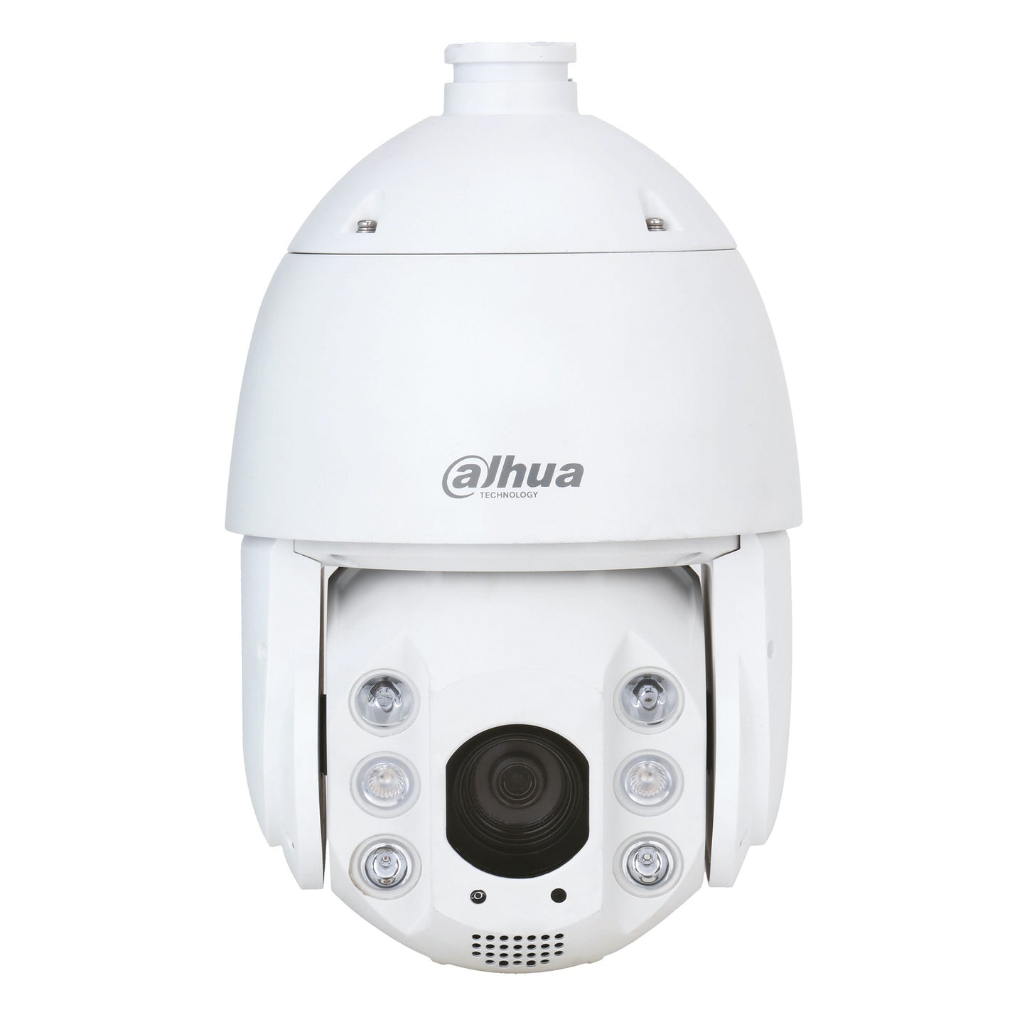 Dahua WizSense H.265+ AI 4MP Starlight 25X 'TiOC' PTZ, SMD Plus, Smart Dual Illuminator (IR/White Light), Red and Blue Flashing Alarm LEDs, Integrated Speaker, Perimeter, Auto Tracking, 2 x Alarm Input/1 x Output, IP66, 24VDC/PoE+ (c/w PSU only)