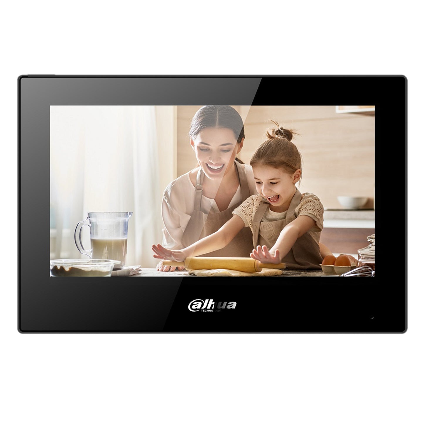 Dahua 7" Android Video Monitor, Touch Screen, IP Camera Support, Wi-Fi, 12Vdc or PoE, Black