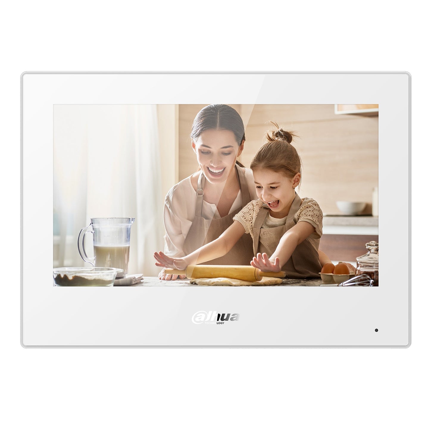 Dahua 7" Android Video Monitor, Touch Screen, IP Camera Support, Wi-Fi, 12Vdc or PoE, White