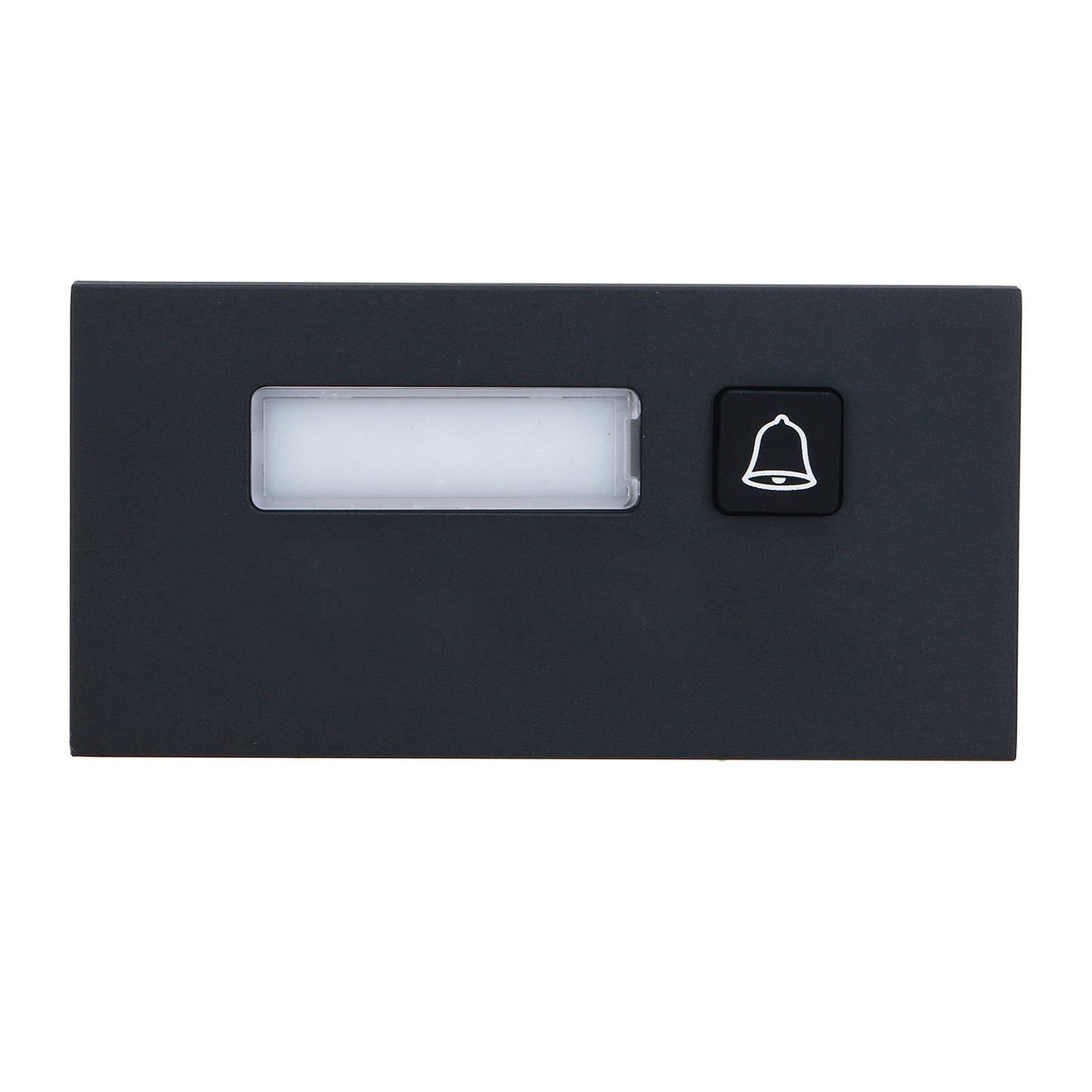 Dahua 1 Button Call Module, IK07 Anodised Aluminium, IP65, Half Size, Black Finish