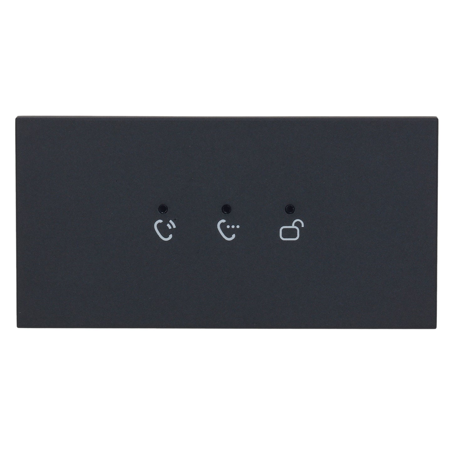 Dahua Status LED Indicator Module, IK07 Anodised Aluminium, IP65, Half Size, Black Finish