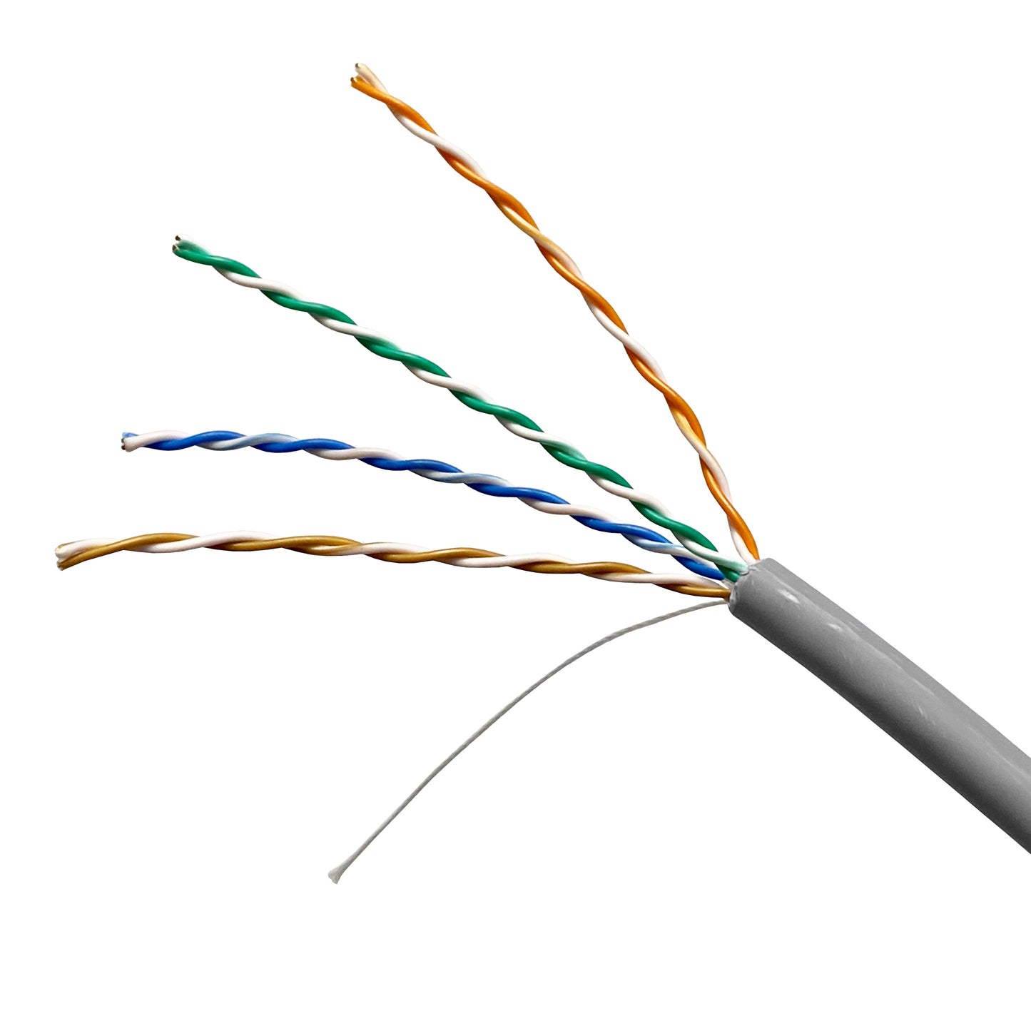 Grey Cable Intelligence Cat6 250MHz 4-Pair UTP PVC Eca Solid Copper Cable 305m