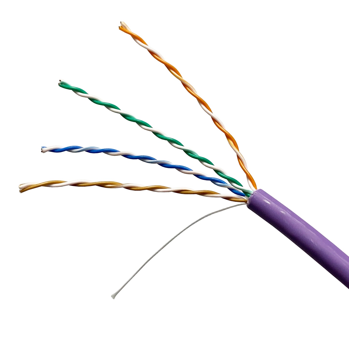 Violet Cable Intelligence Cat6 250MHz 4-Pair UTP LSZH Dca-s2,d2,a1 Solid Copper Cable 305m
