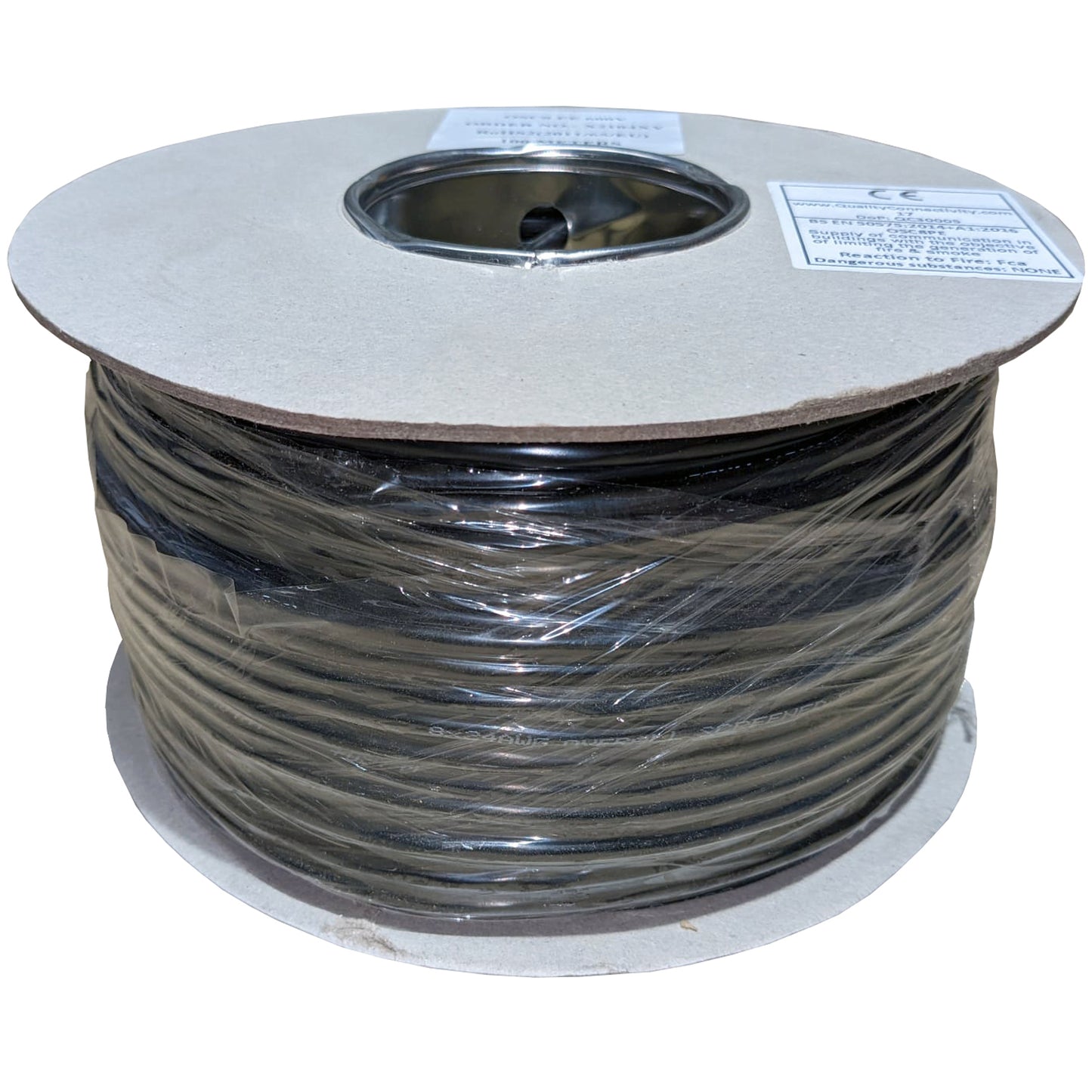 Black 8 Core Screened External PE Alarm Cable 100m