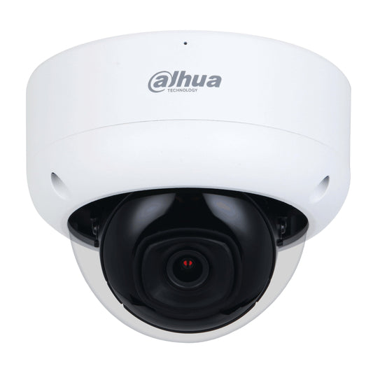 Dahua WizSense H.265+ 5MP Mini VR Dome Camera, 50m IR, SMD Plus, Mic, 2.8mm Lens, SD Card, IK10, IP67, PoE, 12Vdc