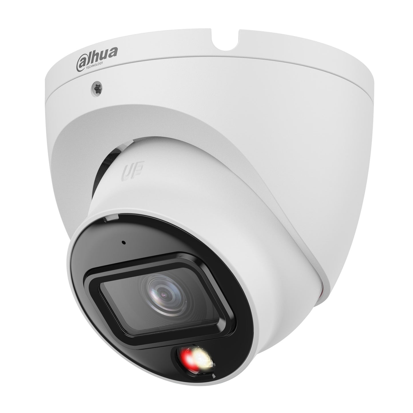 Dahua H.265 8MP Entry Level Turret Camera, Smart Dual Light, 30m Illumination, 2.8mm Lens, Audio Mic, IP67, PoE, 12Vdc
