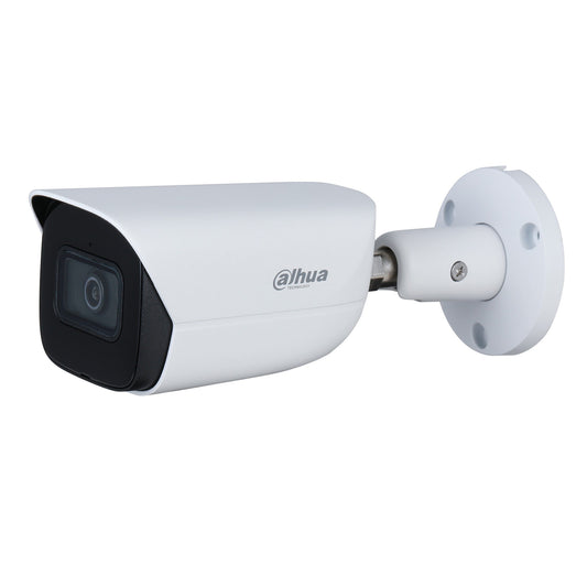 Dahua WizSense H.265+ 8MP/4K Bullet Camera, 30m IR, SMD Plus, 2.8mm Lens, Audio & Alarm Input/Output, SD Card, IP67, PoE, 12Vdc