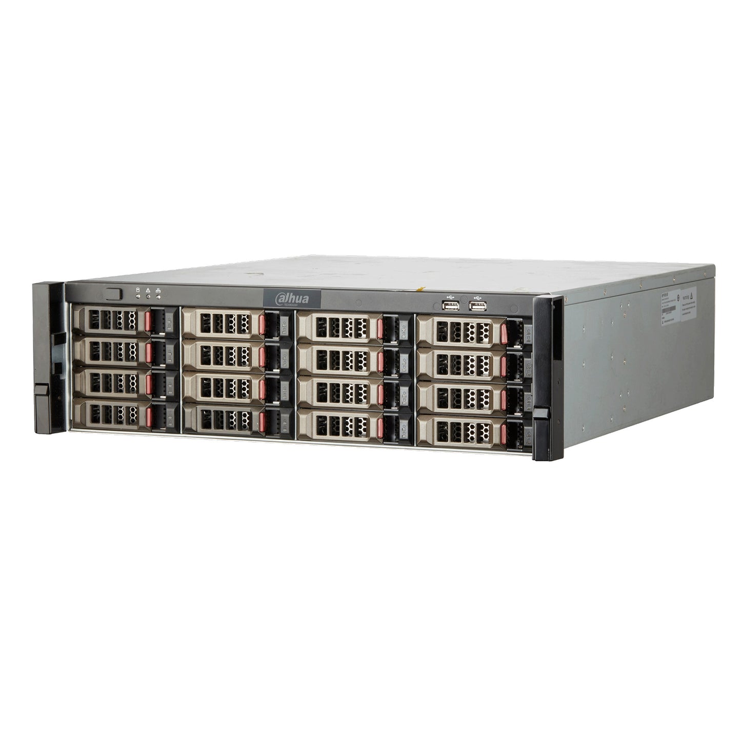 Dahua 256 Channel H.265 Intelligent Video Surveillance Server, Upto 32MP Support, 768Mbps incoming bandwidth, 3U 16 Bay, 3 x HDMI, RAID, 64TB HDD