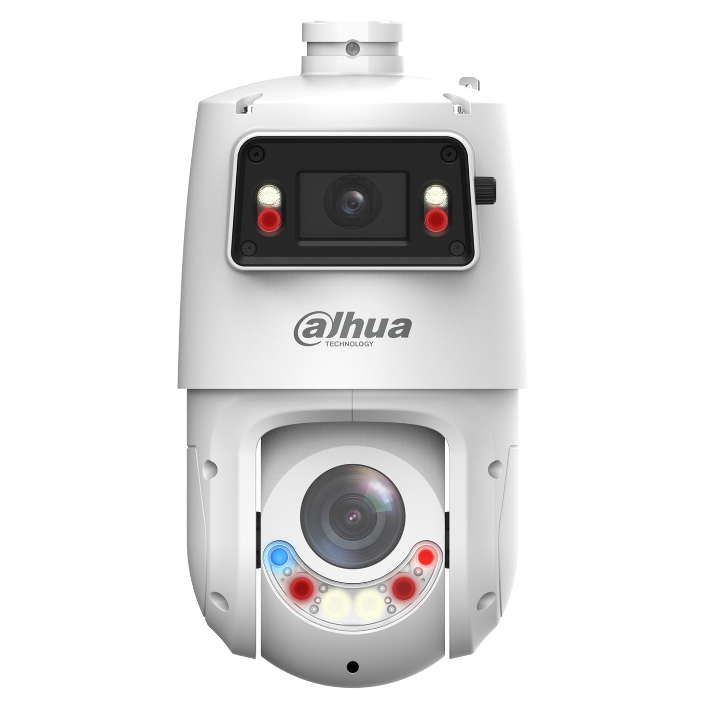 Dahua WizSense X-Spans H.265+ AI 4MP Starlight 25X 'TiOC' PTZ 4MP Panoramic, SMD Plus, Smart Dual Lights (IR/White Light), Red & Blue LEDs, Integrated Speaker, Perimeter, Auto Track, 2 x Alarm Input/1 x Output, IP66, 12VDC/PoE+ (c/wPFB305W wall bracket)