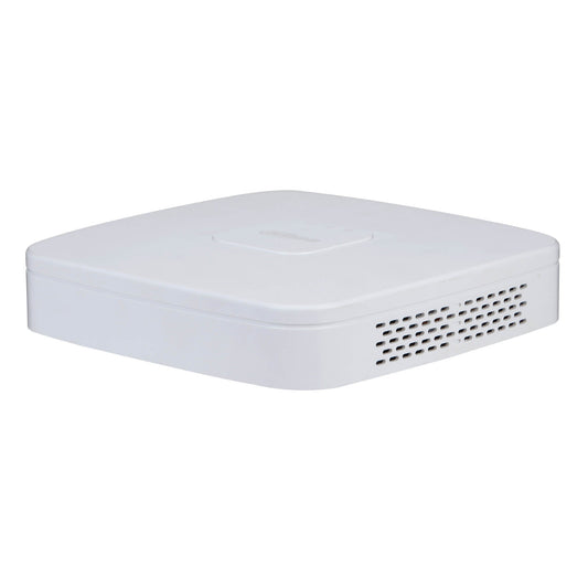 Dahua 4 Channel WizSense H.265 AI Smart Box NVR, 4 x PoE, 80Mbps incoming bandwidth, 4K output, 8TB AI HDD