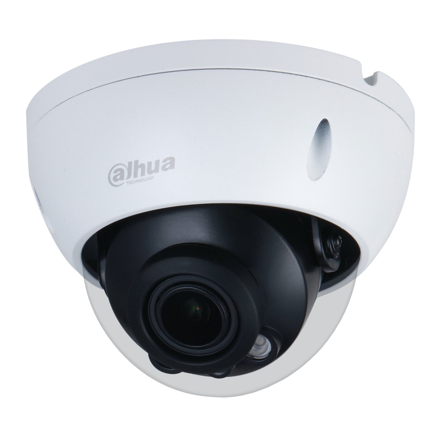 Dahua Wizsense H.265+ 4MP Mini VR Dome Camera, Dual Illumination 30m IR/White Light LED, Mic, 2.8mm Lens, SD Card, IP67, IK10, PoE, 12Vdc