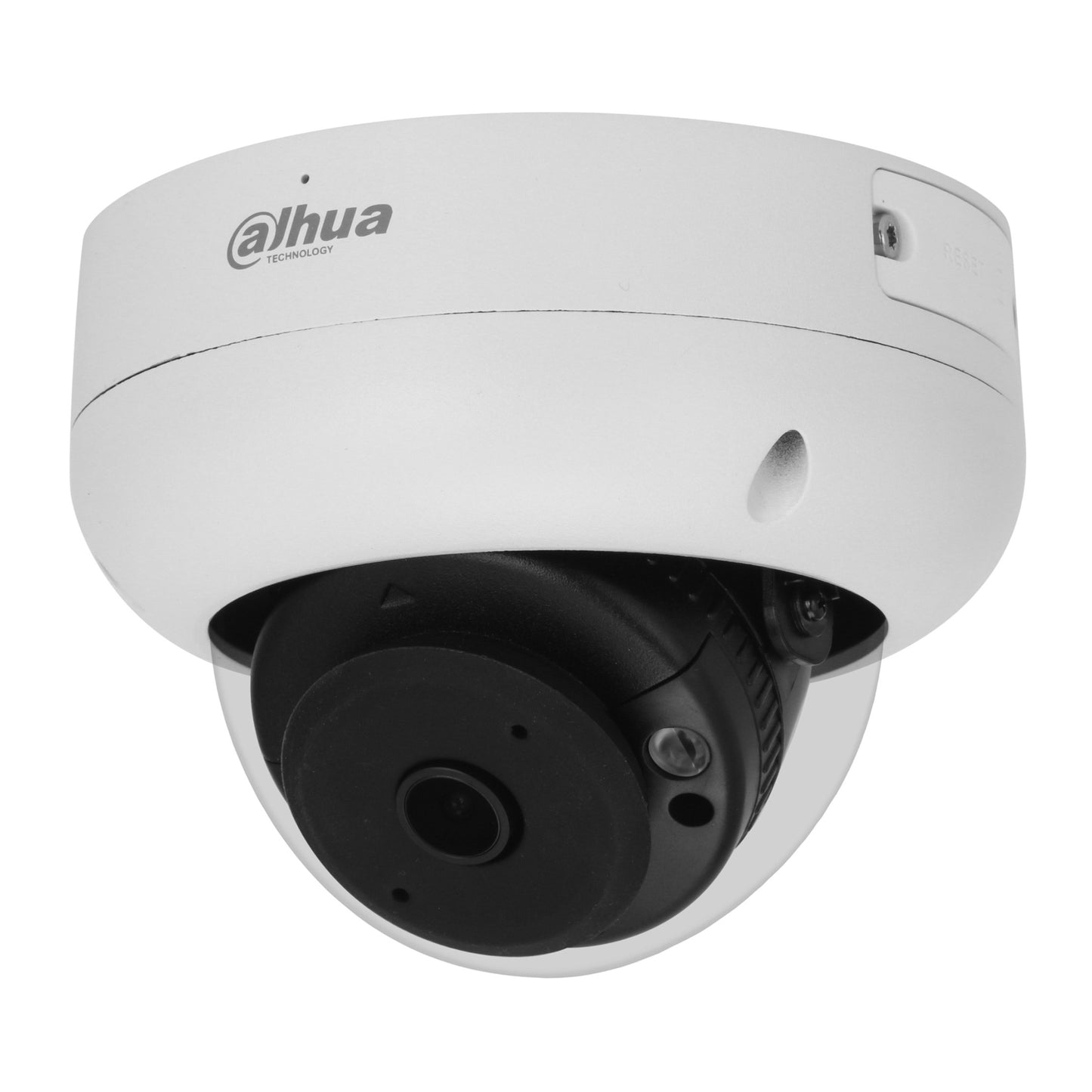 Dahua WizSense H.265+ 4MP Wide Angle Mini VR Dome Camera, 2.1mm lens, 15m IR, SMD Plus, SD Card, Alarm In/Out, Audio In/Out, Mic, IK10, IP67, PoE, 12Vdc