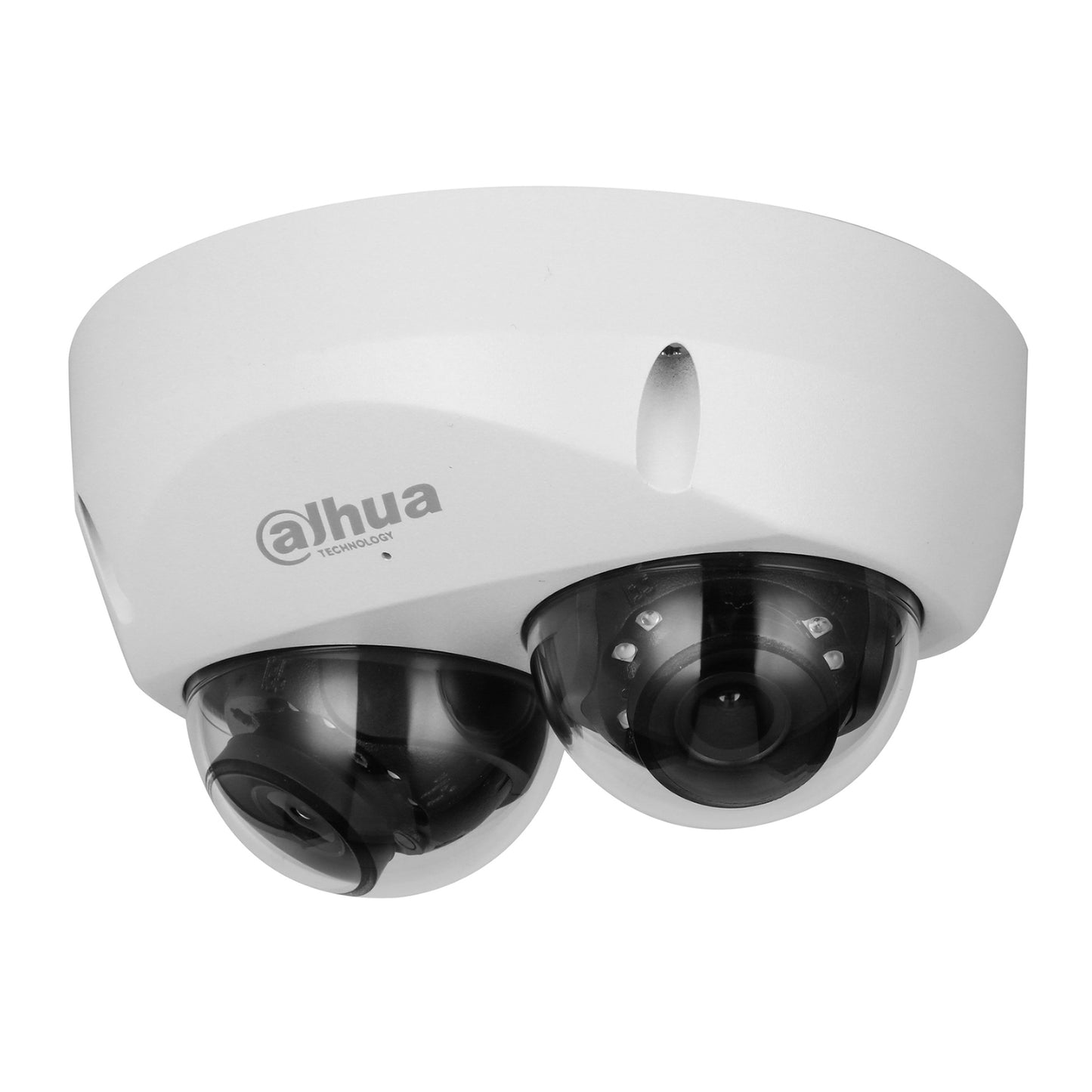 Dahua Wizmind H.265+ 2 x 4MP AI Dual Directional VR Dome with IR, Starlight+, WDR, Mic, Audio In/Out, Alarm In/Out, SD Card, 12Vdc/POE, 2.8mm lens