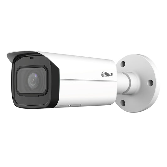 Dahua H.265 IR Bullet 4MP, 2.7-13.5mm motorised lens, 60m IR, 12Vdc, PoE+, SD Card Support