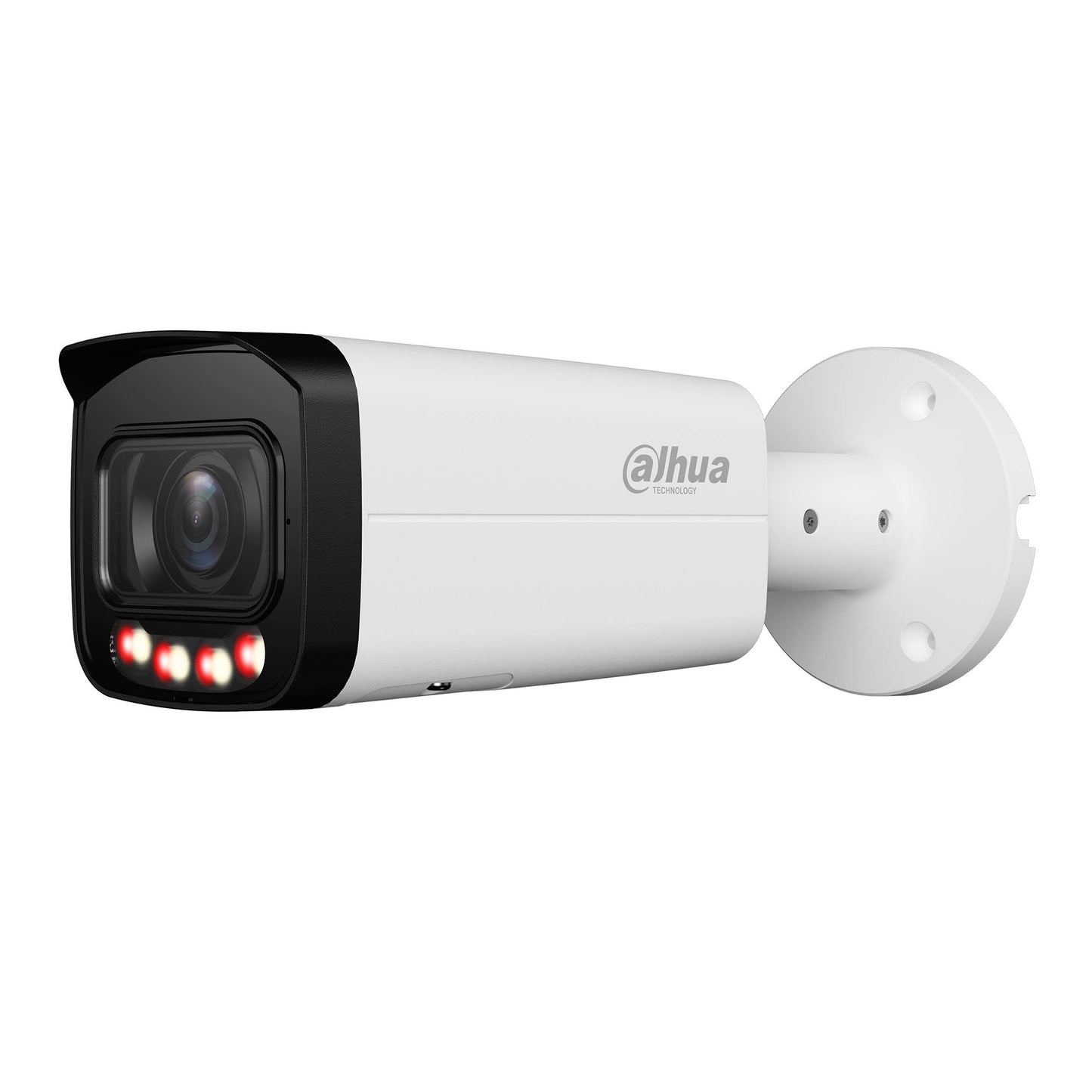 Dahua Wizsense H.265+ 4MP Bullet Camera, Dual Illumination 60m IR/White Light LED, Mic, Alarm In/Out, Audio In/Out, 2.7-13.5mm Lens, SD Card, IP67, PoE, 12Vdc